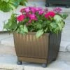 Self-Watering Rolling Planters, 15" -Garden Serie Store 34 505 d