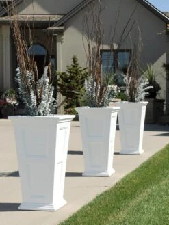 Fairfield Self-Watering Tall Patio Planters, 28” -Garden Serie Store 39 342 106V tif
