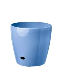 Viva Round Self-Watering Rolling Planter, 14" Diameter -Garden Serie Store 39325BL 070 tif