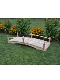 Acorn Garden Bridge Unfinished 4' X 8' 9 Acorn Garden Bridge Unfinished 4' X 8' -Garden Serie Store 3 4 crop 8613404 01V 1