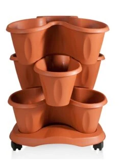Trifoglio 3-Tier Planter On Wheels 10 Trifoglio 3-Tier Planter On Wheels -Garden Serie Store 3 4 crop 8613625 05V