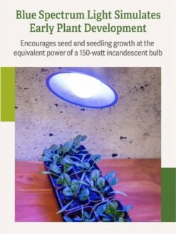 Miracle LED® Grow Light Bulb, Blue -Garden Serie Store 3 4 crop Miracle Bulb Blue 3