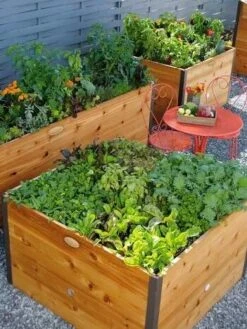 Elevated Raised Bed, 4' X 4' -Garden Serie Store 8586748 014