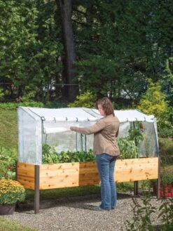 Elevated Planter Box, Frame And 2 Covers Kit, 2' X 8' 12 Elevated Planter Box, Frame And 2 Covers Kit, 2' X 8' -Garden Serie Store 8587631 304 tif