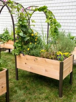 2’ X 4’ Arch Trellis For Planter Boxes -Garden Serie Store 8587823 0490