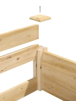 Pine Raised Garden Beds, 4'x4' -Garden Serie Store 8588181 04v 5