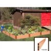 L-Shaped Composite Raised Bed, 12'x12' With 1" Boards -Garden Serie Store 8588254 02v sienna composite raised garden bed 1 inch l shaped