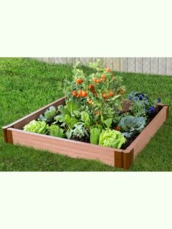 Classic Sienna Composite Raised Bed, 5-1/2" High With 2" Boards -Garden Serie Store 8588270 02v