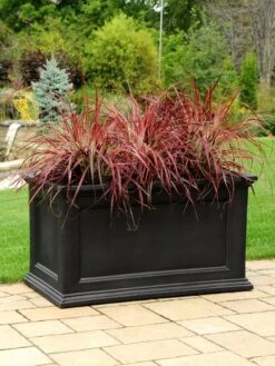 Fairfield Self-Watering Patio Planters, 20” X 36” -Garden Serie Store 8588417 12V tif