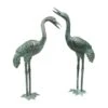 Bronze Crane Statues, Small -Garden Serie Store 8589917 001v