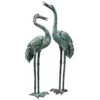 Bronze Crane Statues, Large 1 Bronze Crane Statues, Large -Garden Serie Store 8589920 001v