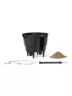 Lechuza® Nido Cottage Wicker Hanging Planter -Garden Serie Store 8591154WT 001V tif