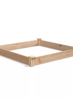 Cedar Raised Garden Bed, 4' X 4' X 6" -Garden Serie Store 8591724 04V tif