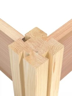 Cedar Raised Garden Bed, 4' X 4' X 6" -Garden Serie Store 8591724 05V tif