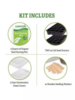 Organic GrowEase Seed Starting Success Kit -Garden Serie Store 8592393 4