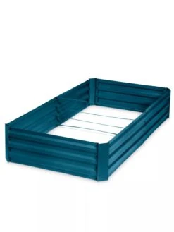 Demeter Corrugated Metal Raised Bed, 34" X 68" -Garden Serie Store 8594183 9543BL tif