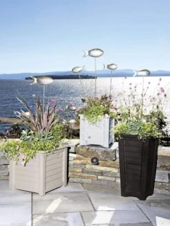 Fish Out Of Water Garden Stakes, Set Of 5 -Garden Serie Store 8594277 1524 tif