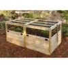 Garden In A Box With Trellis/Lid Option, 3' X 6' -Garden Serie Store 8594505 01V raised cedar bed with trellis option