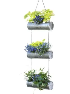 Galvanized Hanging Triple Planter -Garden Serie Store 8595213 6967 tif