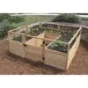 Garden In A Box Cedar Raised Bed, 8' X 8' -Garden Serie Store 8595775 03V raised cedar garden bed 8 x 8