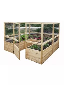 Garden In A Box With Deer Fence, 8' X 12' -Garden Serie Store 8595875 07V 3 4