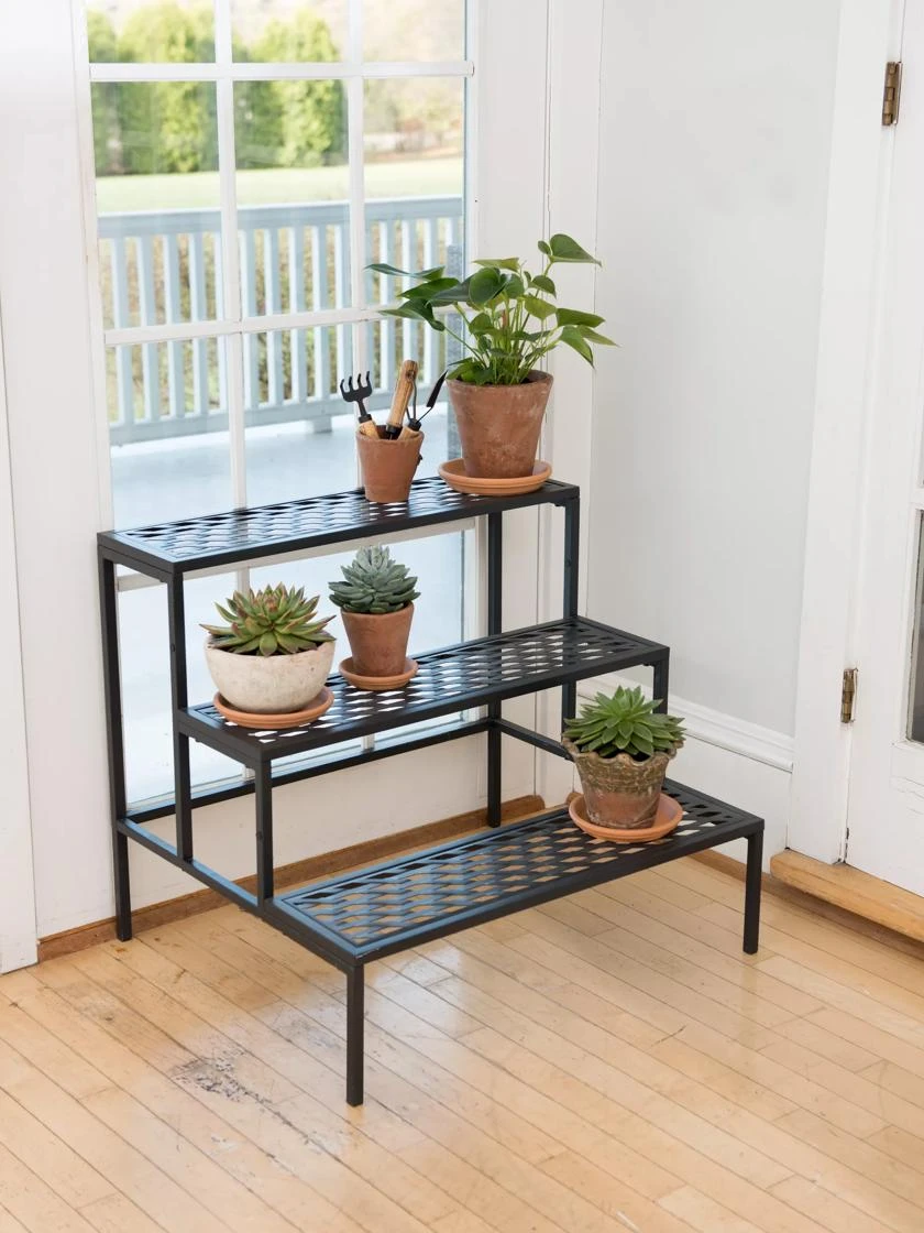 Rectangular Lattice Plant Stand 3 Rectangular Lattice Plant Stand