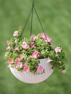 Weave Self-Watering Hanging Basket, 14" -Garden Serie Store 8596490 10304 tif