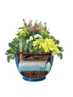 Mazzano Self-Watering Planters -Garden Serie Store 8596570 SWMazzano19 Blue art tif
