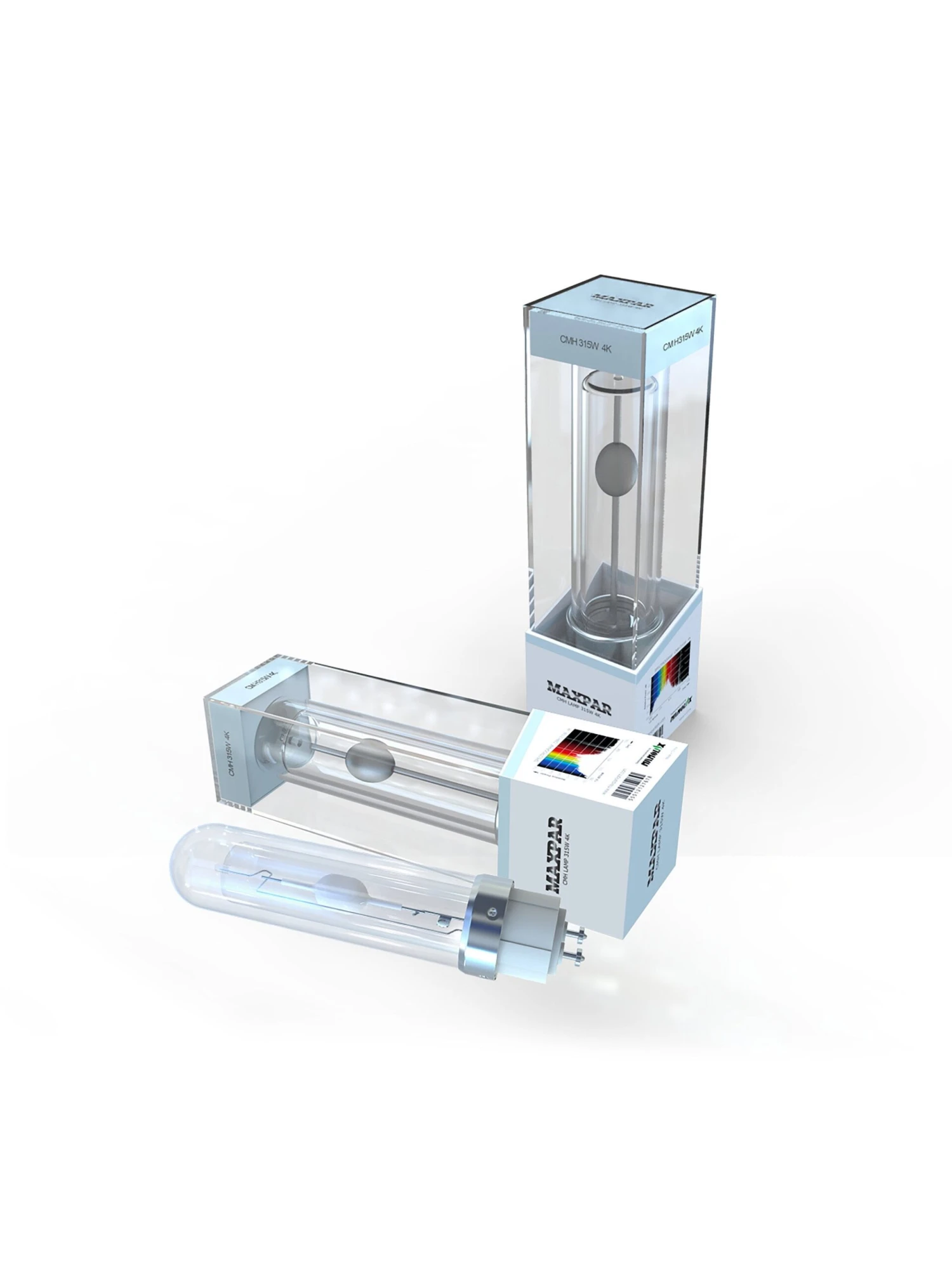 Nanolux MaxPar Ceramic Metal Halide 315W 3K Grow Light Bulb 3 Nanolux MaxPar Ceramic Metal Halide 315W 3K Grow Light Bulb