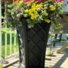 Carolina Self-Watering Tall Planter, 28" 2 Carolina Self-Watering Tall Planter, 28" -Garden Serie Store 8598645 100V tif
