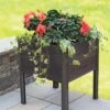 Eco-Stained Elevated Cedar Planter Box, 2' X 2' -Garden Serie Store 8598695GG 1003 tif