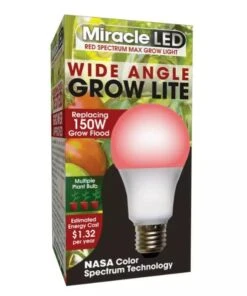 Miracle LED Corded 4-Socket Grow Light Kit With Bulbs, Full Spectrum And Red -Garden Serie Store 8599032 03V tif