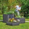 Exaco Hexagonal Raised Garden Bed Planter -Garden Serie Store 8599285 02V exaco hexagonal plastic raised garden bed planter tif
