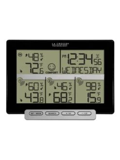 La Crosse 308-1412-3TX-INT Wireless Weather Station With 3 Sensors -Garden Serie Store 8599459 01v