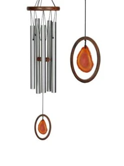 Agate Chime™, Large -Garden Serie Store 8599738 02v woodstock agate chime large brown