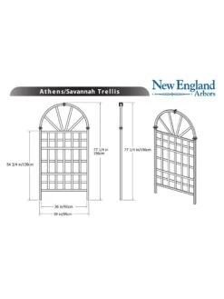 Savannah Composite Vinyl Trellis -Garden Serie Store 8599769 03v