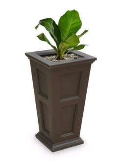 Fairfield Self-Watering Tall Patio Planters, 34” -Garden Serie Store 8600109 06V tif