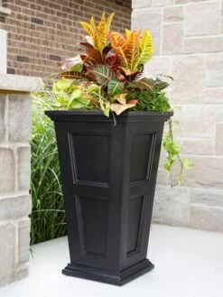 Fairfield Self-Watering Tall Patio Planters, 34” -Garden Serie Store 8600109 16V tif