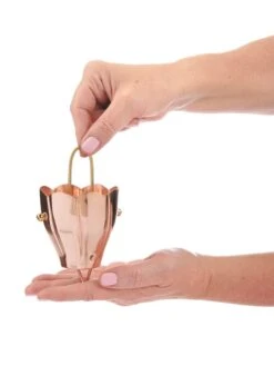 Crocus Pure Copper Rain Chain, 8.5' -Garden Serie Store 8600207 01v