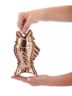 Fish Pure Copper Rain Chain, 8.5' -Garden Serie Store 8600209 02V tif