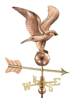 Eagle Cottage Copper Weathervane With Roof Mount -Garden Serie Store 8600278 04v