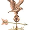 Eagle Garden Copper Weathervane With Pole -Garden Serie Store 8600278 04v eagle garden copper weathervane pole