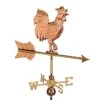 Rooster Garden Copper Weathervane With Pole 1 Rooster Garden Copper Weathervane With Pole -Garden Serie Store 8600284 03v rooster garden copper weathervane pole