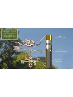 Little Mermaid Copper Weathervane 11 Little Mermaid Copper Weathervane -Garden Serie Store 8600350 06v