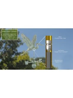 Graceful Blue Heron Copper Weathervane -Garden Serie Store 8600374 06v