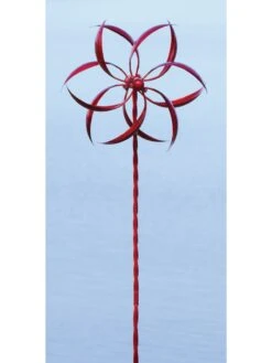 Feather Staked Wind Spinner, 15" -Garden Serie Store 8600479 02v feather staked wind spinner 15 inch red