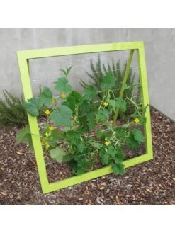 Mira Modern Garden Trellis Jr. -Garden Serie Store 8600514 02v mira modern garden trellis jr leaf green