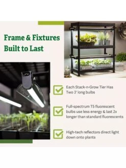 Stack-n-Grow Lights - 2-Tier System -Garden Serie Store 8608905 7
