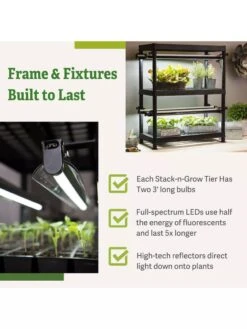 LED Stack-n-Grow Lights - 2-Tier System -Garden Serie Store 8608906 7
