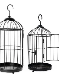 Hanging Birdcage Planter Set 11 Hanging Birdcage Planter Set -Garden Serie Store 8609181 02V tif